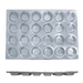 Thunder Group ALKMP024 24 Compartment Muffin Pan, Aluminum - 12, (each)-cityfoodequipment.com