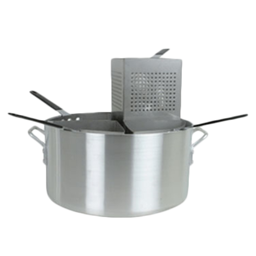 Thunder Group ALSKPC005 5 Piece 20 qt Pasta Cooker - Aluminum - 1, (set)-cityfoodequipment.com