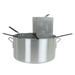 Thunder Group ALSKPC005 5 Piece 20 qt Pasta Cooker - Aluminum - 1, (set)-cityfoodequipment.com