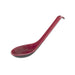 Thunder Group 7200JBR 5/8 oz Melamine Soba/Rice Spoon, Red/Black - 5, (dozen)-cityfoodequipment.com