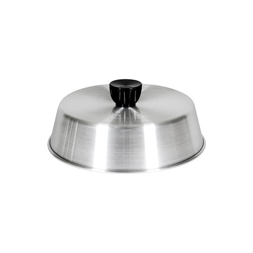 Thunder Group ALBC008 8" Grill Basting Cover w/ Bakelite Knob Handle, Aluminum - 6, (each)-cityfoodequipment.com