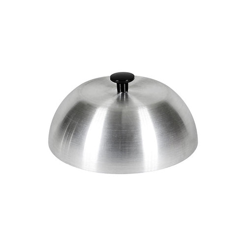 Thunder Group ALBD006 6" Dome Grill Basting Cover w/ Bakelite Knob Handle, Aluminum - 6, (each)-cityfoodequipment.com