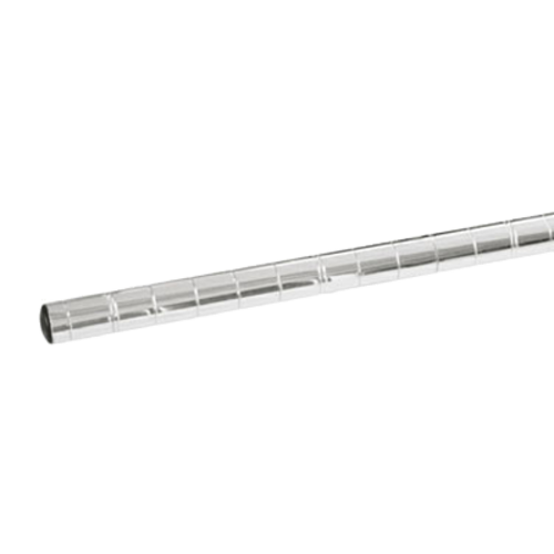 Thunder Group CMPC063 63" Stationary Chrome Post - 4, (each)-cityfoodequipment.com