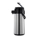 Thunder Group ASLS325 2 1/2 Liter Lever Action Airpot - Stainless Steel Liner, Stainless - 6, (each)-cityfoodequipment.com