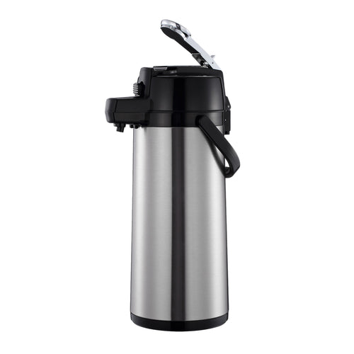 Thunder Group ASLS330 3 Liter Lever Action Airpot - Stainless Steel Liner, Stainless - 6, (each)-cityfoodequipment.com