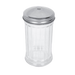 Thunder Group GLTWSJ012H 12 oz Glass Sugar Pourer w/ Center Pour Stainless Steel Top - 2, (dozen)-cityfoodequipment.com