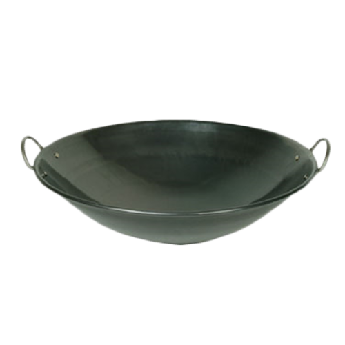Thunder Group IRWC001 19" Iron Wok - Riveted Handles - 1, (each)-cityfoodequipment.com