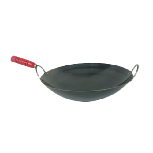 Thunder Group IRWC006 14" Iron Wok - Riveted Handles - 1, (each)-cityfoodequipment.com