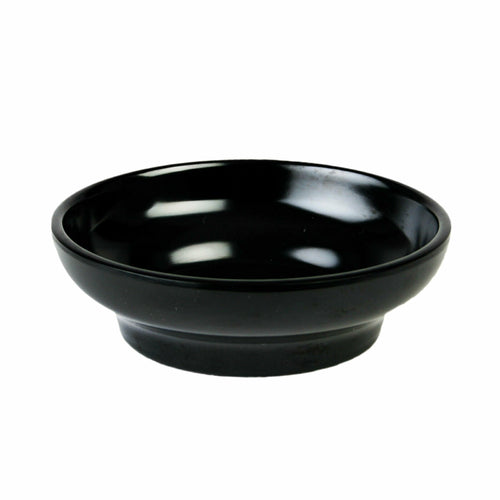 Thunder Group ML351BL1 4 1/2 oz Melamine Salsa Bowl, Black - 1, (dozen)-cityfoodequipment.com