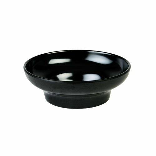Thunder Group ML352BL1 8 oz Melamine Salsa Bowl, Black - 1, (dozen)-cityfoodequipment.com