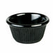 Thunder Group ML509BL1 2 oz Fluted Melamine Ramekin, Black - 1, (dozen)-cityfoodequipment.com