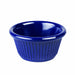 Thunder Group ML509CB1 2 oz Fluted Melamine Ramekin, Cobalt Blue - 1, (dozen)-cityfoodequipment.com