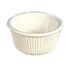 Thunder Group ML531B1 3 oz Fluted Melamine Ramekin, Bone - 1, (dozen)-cityfoodequipment.com