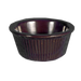Thunder Group ML531C1 3 oz Fluted Melamine Ramekin, Chocolate - 1, (dozen)-cityfoodequipment.com