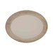 Thunder Group DM212J 12" x 9" Oval Jazz Platter - Melamine, Beige - 1, (dozen)-cityfoodequipment.com