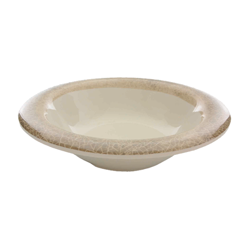Thunder Group DM5608J 8 oz Round Melamine Salad Bowl, Beige - 1, (dozen)-cityfoodequipment.com