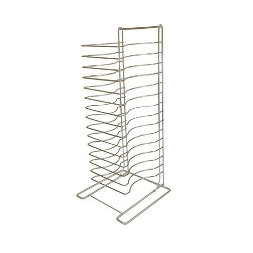 Thunder Group CRPT1015 Pizza Pan Rack w/ 15 Shelf Capacity, Chrome - 2, (each)-cityfoodequipment.com