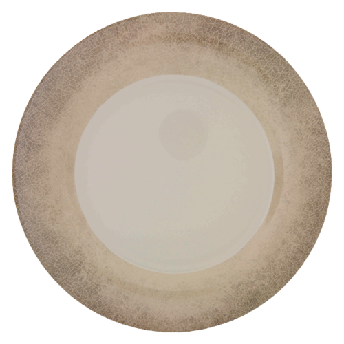Thunder Group DM012J 11 3/4" Round Melamine Dinner Plate, Beige - 1, (dozen)-cityfoodequipment.com