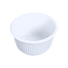 Thunder Group ML507W1 1 1/2 oz Fluted Melamine Ramekin, White - 1, (dozen)-cityfoodequipment.com