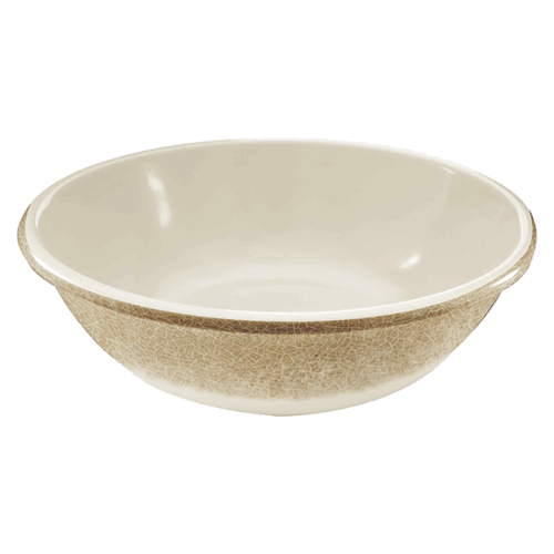 Thunder Group DM5807J 32 oz Round Melamine Salad Bowl, Beige - 1, (dozen)-cityfoodequipment.com
