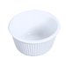 Thunder Group ML509W1 2 oz Fluted Melamine Ramekin, White - 1, (dozen)-cityfoodequipment.com