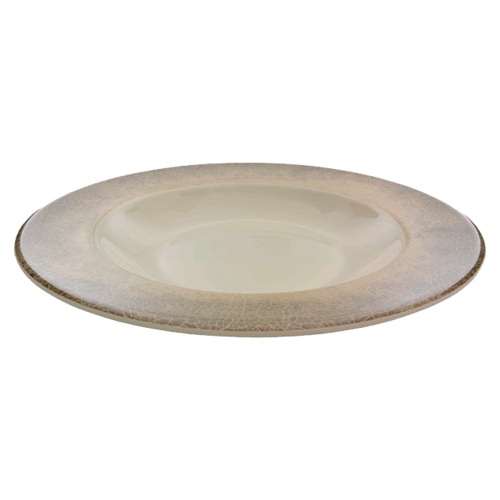 Thunder Group DM5811J 16 oz Round Melamine Pasta Bowl, Beige - 0.5, (dozen)-cityfoodequipment.com