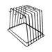 Thunder Group PLCBR006 6 Slot Cutting Board Rack - Wire, Black - 6, (each)-cityfoodequipment.com