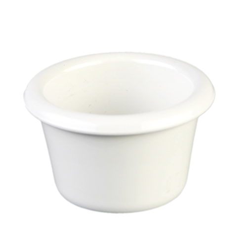 Thunder Group ML534B1 1 1/2 oz Smooth Melamine Ramekin, Bone - 1, (dozen)-cityfoodequipment.com