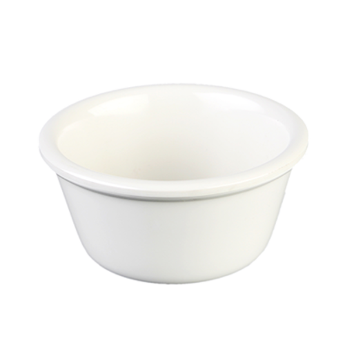 Thunder Group ML537B1 3 oz Smooth Melamine Ramekin, Bone - 1, (dozen)-cityfoodequipment.com