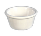 Thunder Group ML538B1 4 oz Smooth Melamine Ramekin, Bone - 1, (dozen)-cityfoodequipment.com
