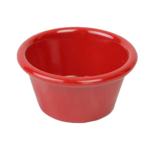 Thunder Group ML538PR1 4 oz Smooth Melamine Ramekin, Pure Red - 1, (dozen)-cityfoodequipment.com