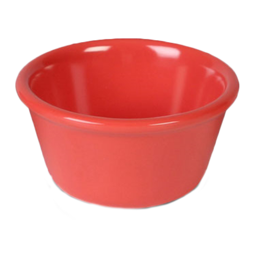 Thunder Group ML538RD1 4 oz Smooth Melamine Ramekin, Orange - 1, (dozen)-cityfoodequipment.com