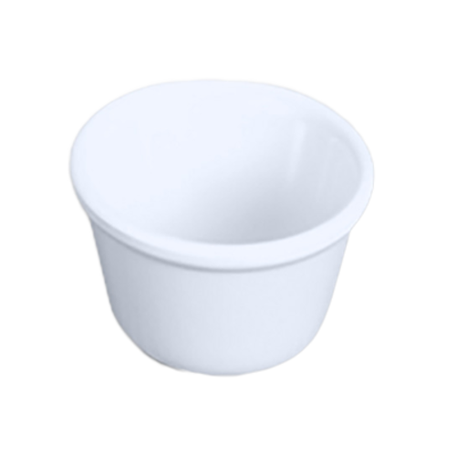 Thunder Group ML534W1 1 1/2 oz Smooth Melamine Ramekin, White - 1, (dozen)-cityfoodequipment.com