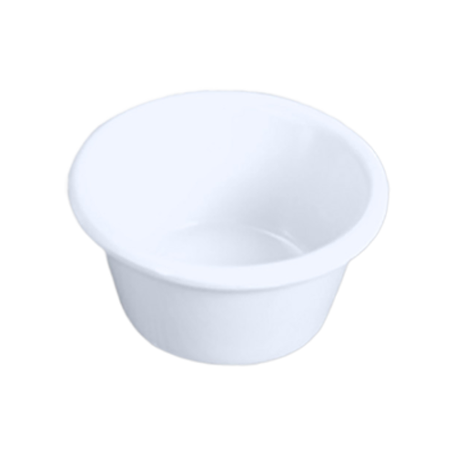 Thunder Group ML536W1 2 1/2 oz Smooth Melamine Ramekin, White - 1, (dozen)-cityfoodequipment.com