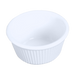 Thunder Group ML532W1 4 oz Fluted Melamine Ramekin, White - 1, (dozen)-cityfoodequipment.com