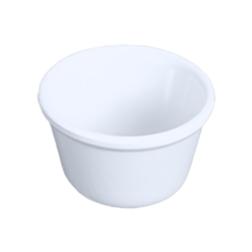 Thunder Group ML535W1 1 3/4 oz Smooth Melamine Ramekin, White - 1, (dozen)-cityfoodequipment.com