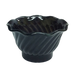 Thunder Group PLDS005K 5 oz Swirl Tulip Dessert Dish, Black - 1, (dozen)-cityfoodequipment.com