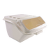 Thunder Group PLIB002S Shelf Ingredient Bin - 2 Gallon Capacity, Clear Lid/White Base - 1, (each)-cityfoodequipment.com