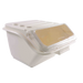 Thunder Group PLIB010S Shelf Ingredient Bin - 10 Gallon Capacity, Clear Lid/White Base - 1, (each)-cityfoodequipment.com