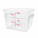 Thunder Group PLSFT012PC 12 qt Square Food Storage Container - Polycarbonate, Clear - 6, (each)-cityfoodequipment.com