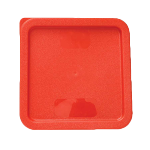 Thunder Group PLSFT0608C Cover for 6 qt & 8 qt Food Storage Containers - Plastic, Red - 6, (each)-cityfoodequipment.com