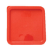 Thunder Group PLSFT0608C Cover for 6 qt & 8 qt Food Storage Containers - Plastic, Red - 6, (each)-cityfoodequipment.com