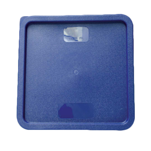 Thunder Group PLSFT121822C Cover for 12, 18, & 22 qt Food Storage Containers - Plastic, Blue - 6, (each)-cityfoodequipment.com