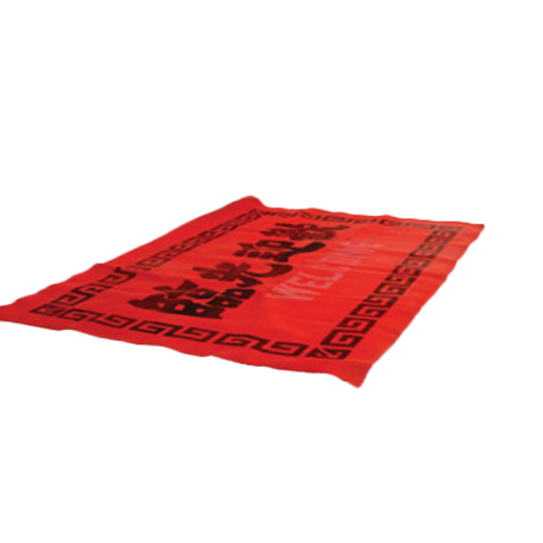 Thunder Group PLWC001 Rectangular "Welcome" Mat - 2' x 4 1/2' , Red - 12, (each)-cityfoodequipment.com