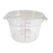 Thunder Group PLRFT312PC 12 qt Round Food Storage Container - Polycarbonate, Clear - 12, (each)-cityfoodequipment.com
