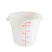 Thunder Group PLRFT318PP 18 qt Round Food Storage Container - Polypropylene, White - 6, (each)-cityfoodequipment.com