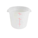 Thunder Group PLRFT306TL 6 qt Round Food Storage Container - Polypropylene, Translucent - 12, (each)-cityfoodequipment.com