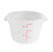 Thunder Group PLRFT312TL 12 qt Round Food Storage Container - Polypropylene, Translucent - 12, (each)-cityfoodequipment.com