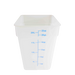 Thunder Group PLSFT022TL 22 qt Square Food Storage Container - Polypropylene, Translucent - 6, (each)-cityfoodequipment.com