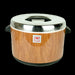 Thunder Group SEJ71000 40 cup Sushi Rice Container - Stainless Steel Liner, Woodgrain Exterior - 1, (each)-cityfoodequipment.com